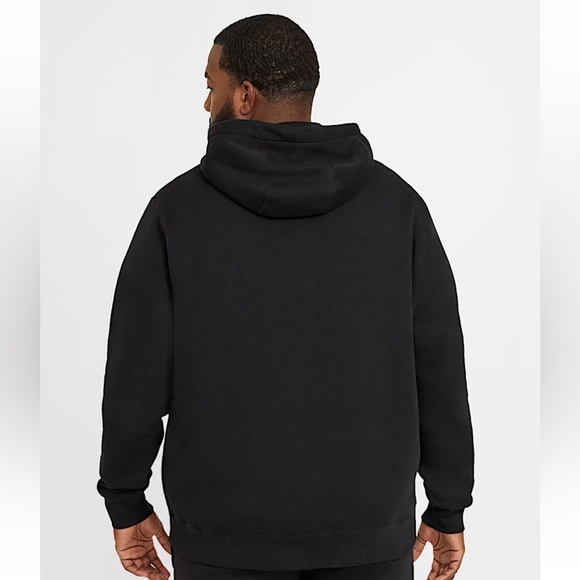 NWT Nike Sportwear Club Fleece Full Zip Hoodie Black Large - Picture 2 of 12